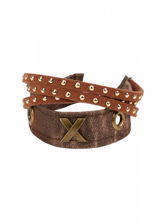 Punk Style Denim Bracelet - Virtual Orbit