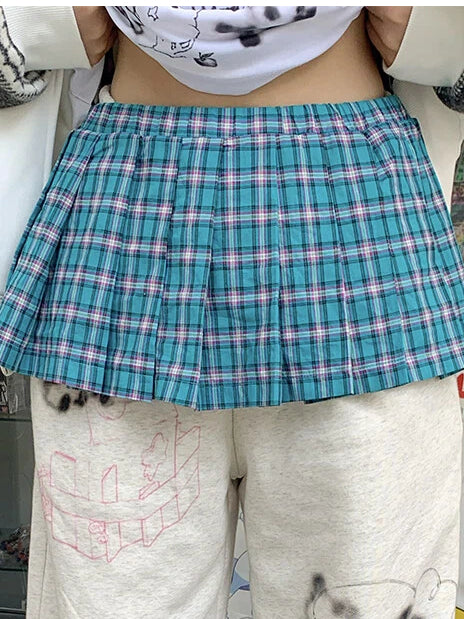 Accessory Green Plaid Waist