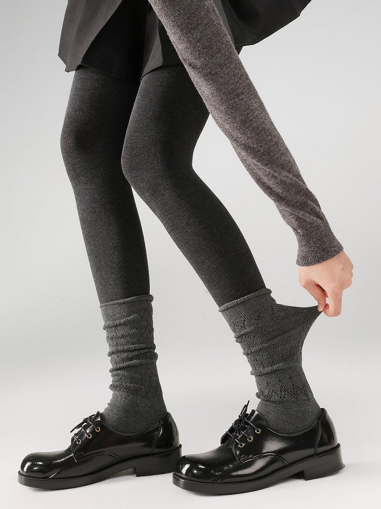 Socks Lace-Pattern (4 Slouchy Colors)