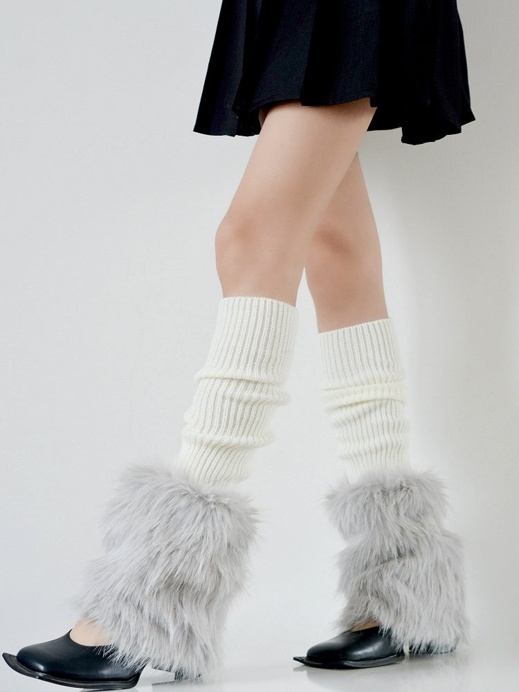 Fur 4 Y2K Warmers Plush Colors Faux Leg