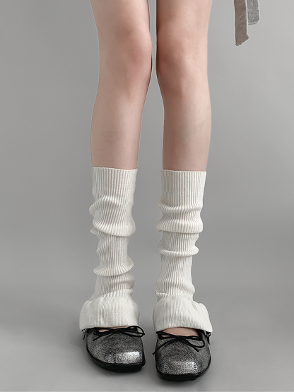 4 Flared Colors Ballet-Style Leg Warmers