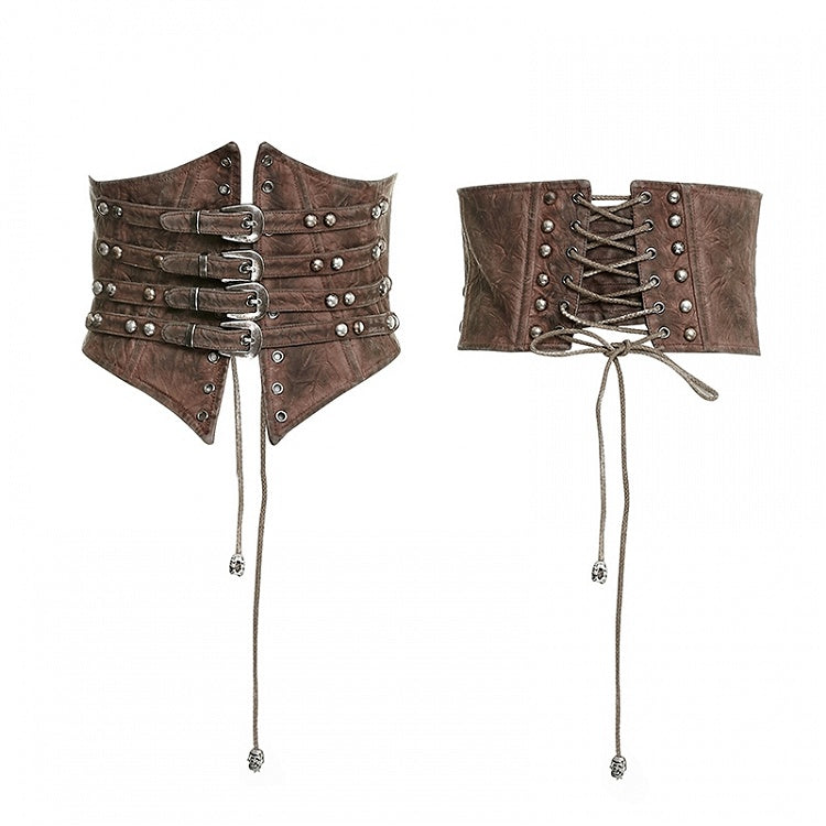 Steampunk Buckle Loops Coffee Girdle