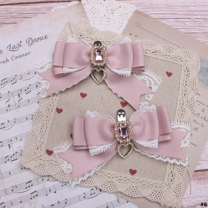 Shoe in Kei Bowknot Options Jirai Size Clips Color Large 9