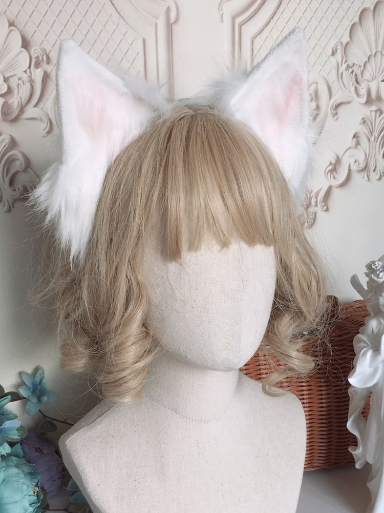 3 KC Color Fox Options Fur Ears Faux