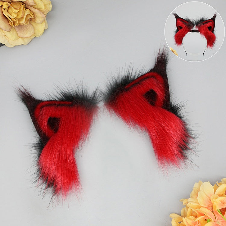 Waggling Ear Faux Fur Lynx 4 Covers Colors
