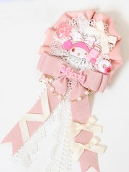 Brooch/Hairclip Bowknot Lolita Pink/Purple/Blue Sweet Lace