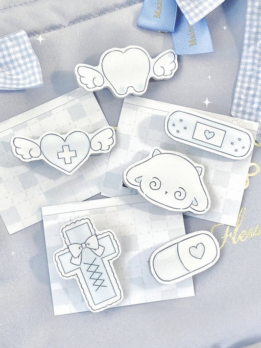 水色と白の闇かわいいアクセサリー