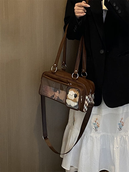Ita Decorated Bag Colors 2 Pattern Plaid Crossbody/Shoulder