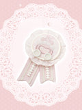 Pink Embroidered Lolita Brooch - U.Rtto