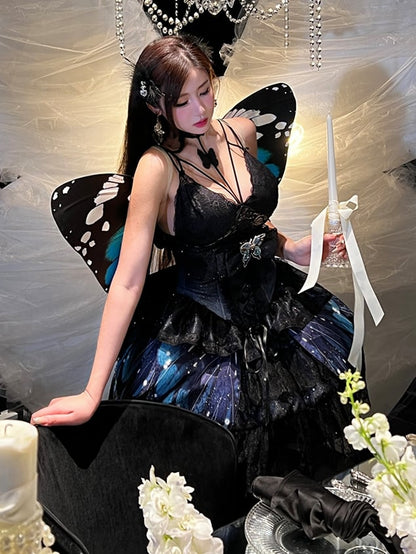 Top Butterfly Cami Black