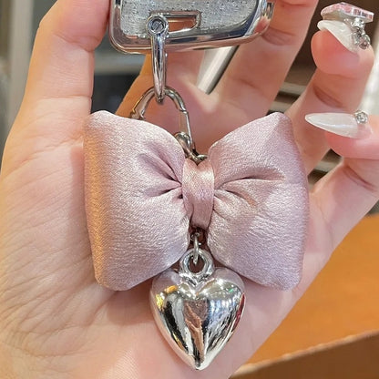 Bowknot Y2K Keychain Black/Silver/Blue/Pink