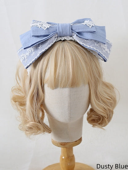 Lolita Bowknot Colors Multi-Layer Elegant 10 Lace KC