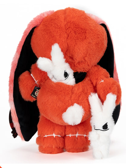 Bag Canvas Orange Two Guro Little Bunny Anxious A Tangerine with Kawaii Plush Plushies