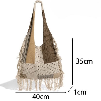 Shoulder Bag Accent Fringe Colors with 3