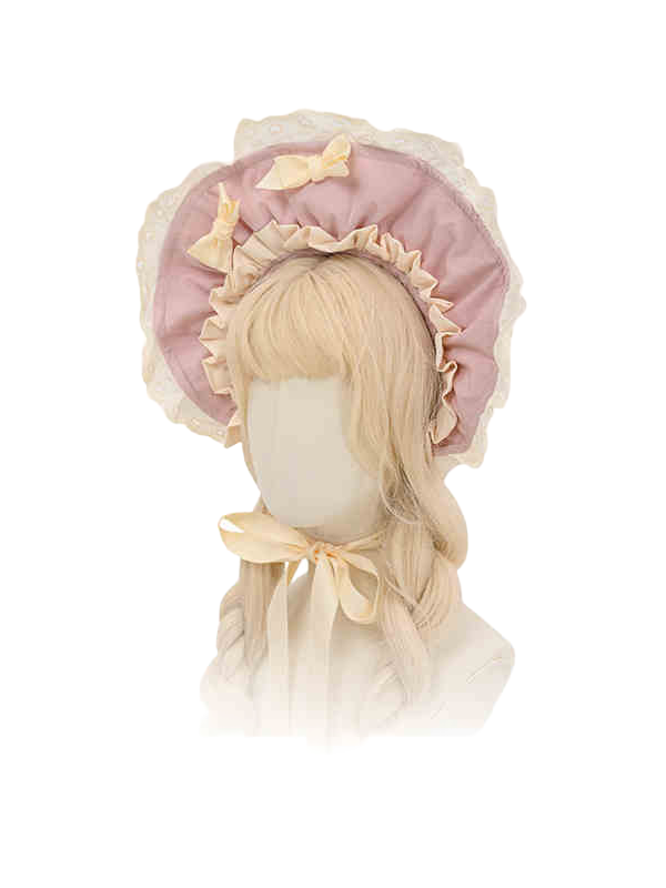 グリーンピンクロリータ / アプリコットボンネット