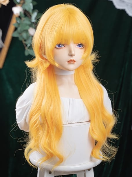 Wig Blonde Jellyfish 70cm Curly Haircut