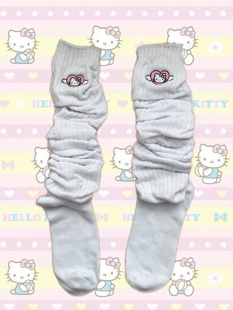 Playful (Cute Ruched Style) Kitty Stockings Pattern