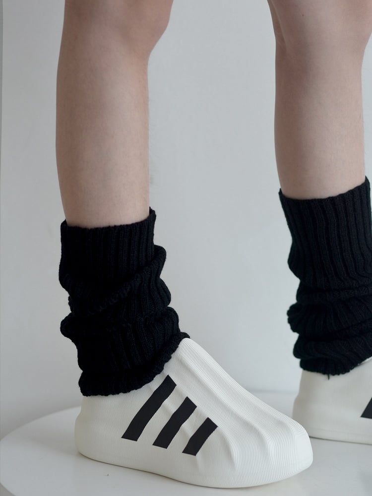 Black/White/Gray Ballet Style Warm Knitted 40CM/50CM/60CM Leg Warmers