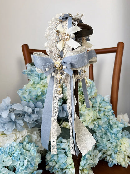 Blue Purple Red / KC Details Bowknot Pink