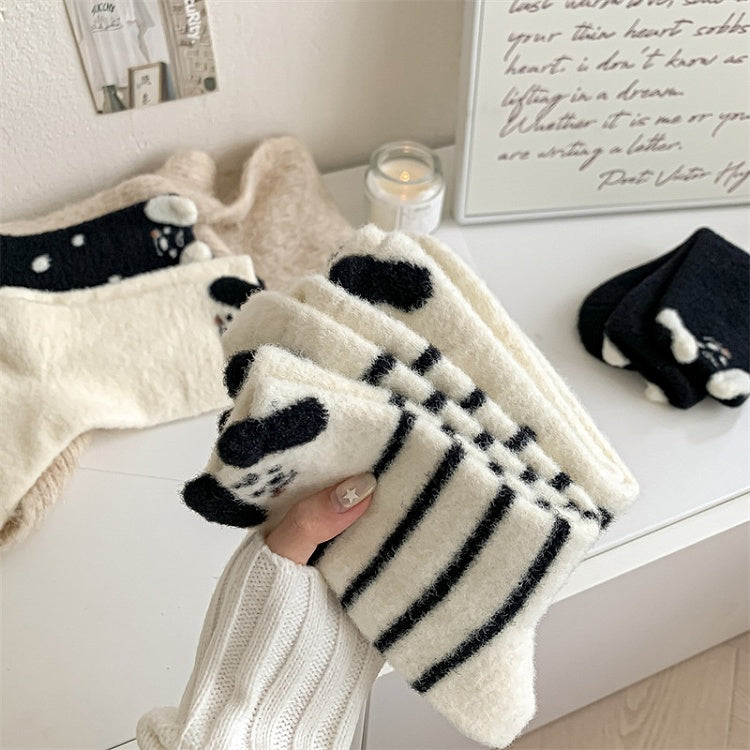 Cute Puppy Calf Socks