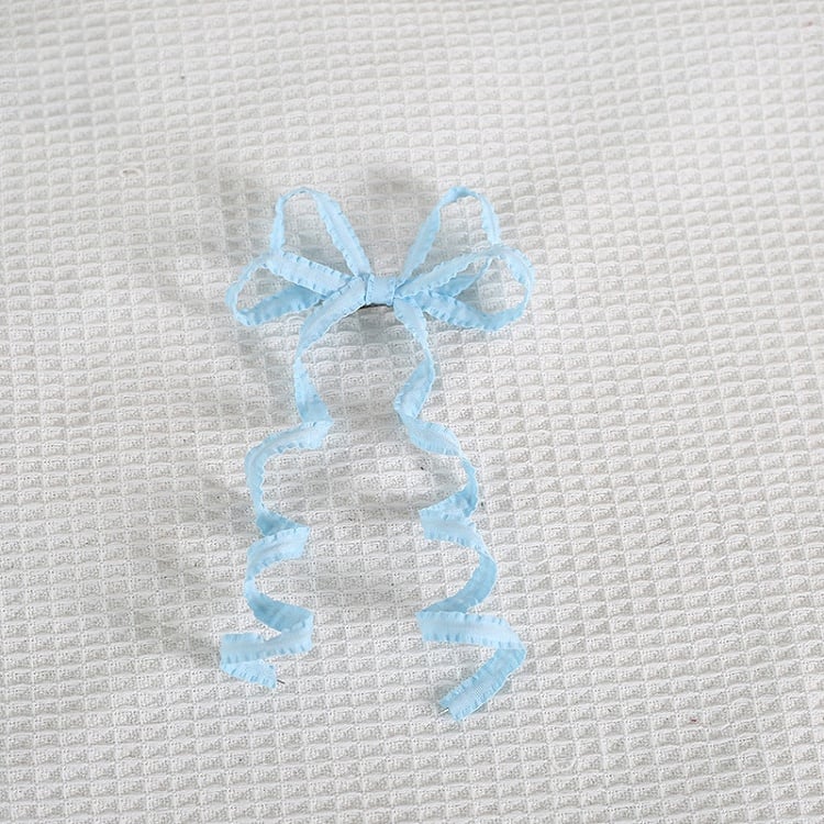Cute Single Hairclip Ribbon Bowknot Colors Curly Sweet 8 Lolita and