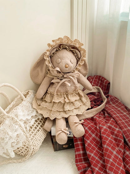 Brown Bear Backpack / Crossbody Bag + Dress + Hat