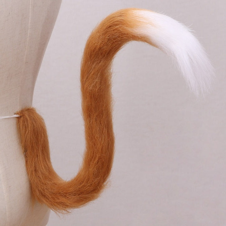 Cute Colors Kitty Faux 4 Tail 9CM Fur