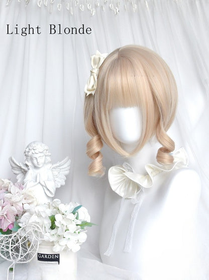 Kurze Farboptionen 6 Pony 25CM mit geschnittener Bob-Perücke