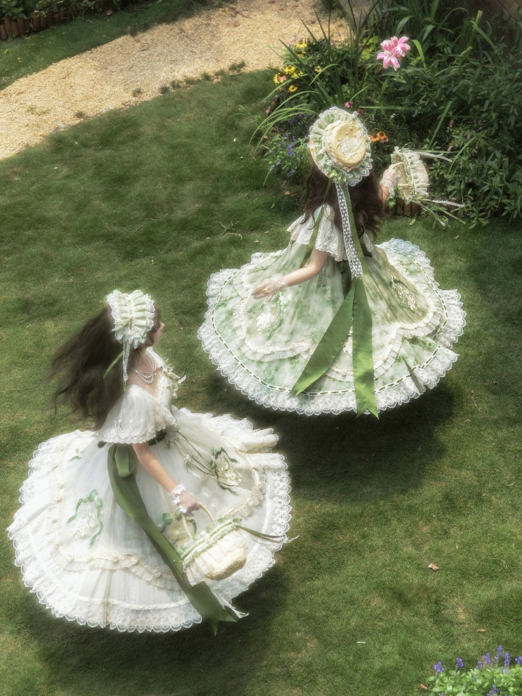 Moonlit Lily Serenade Floral Accessories Collection - Lunar Radiance