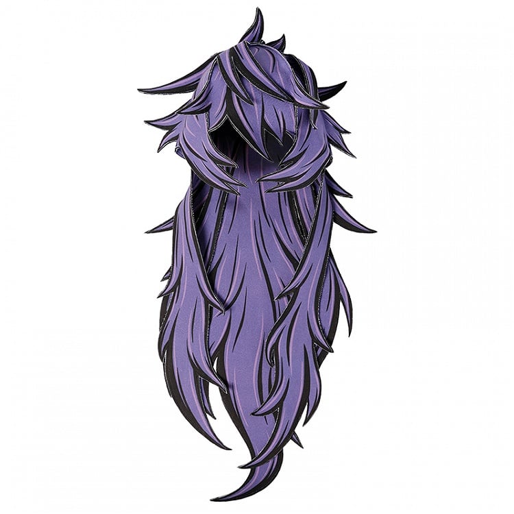 紫/黄色の漫画帽子