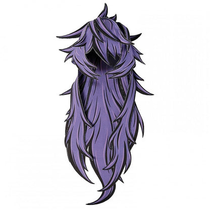 紫/黄色の漫画帽子