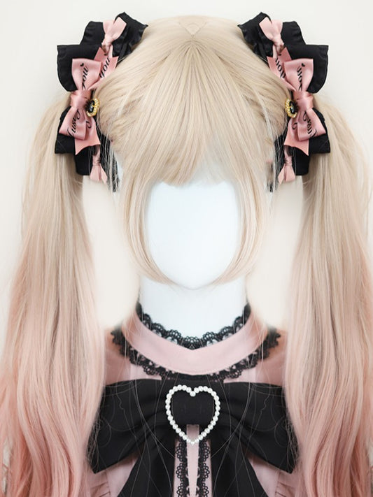 3 Options Color Hairclip Charm Kei Bowknot Jirai Heart