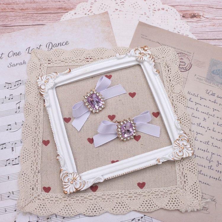 Kei Rhinestone Options 8 Hairclip Jirai Bowknot Color