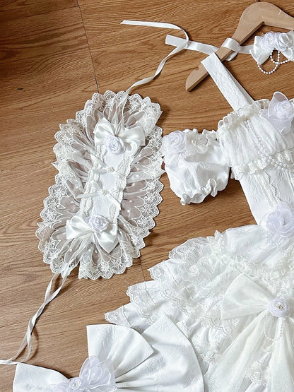 Red White Blue Pink / Beige Hairband