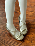 with Mary Shoes Elegant 6cm Heeled Design Golden Jane Crisscross