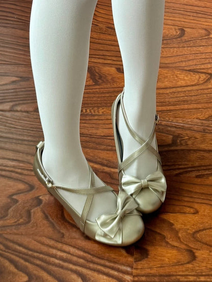with Mary Shoes Elegant 6cm Heeled Design Golden Jane Crisscross