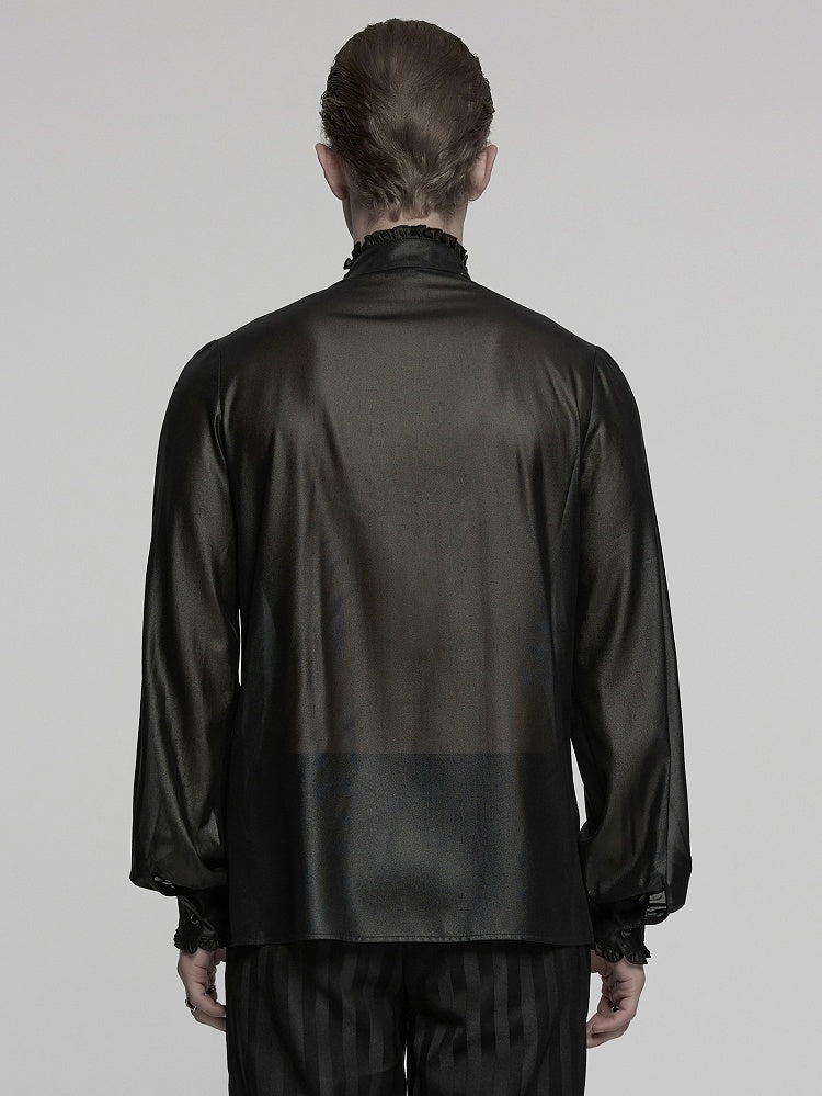 Black Goth Shirt Men's