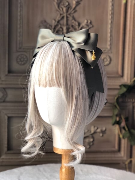 Crown Lolita Bow Options with Charm Color Golden Large KC – 15