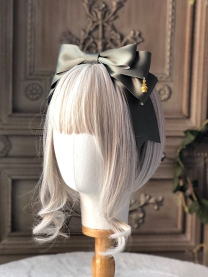 Crown Lolita Bow Options with Charm Color Golden Large KC – 15