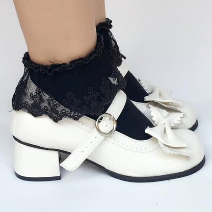 Elegant Shoes Custom Made Bow SP168082 Lolita