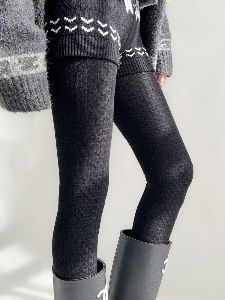 Textured Knit (5 Ribbed Tights Colors)