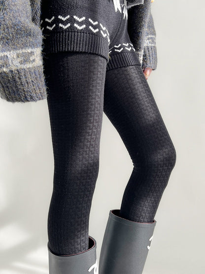 Textured Knit (5 Ribbed Tights Colors)