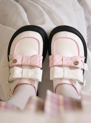 Ribbon Shoes Platform Velvet Lolita