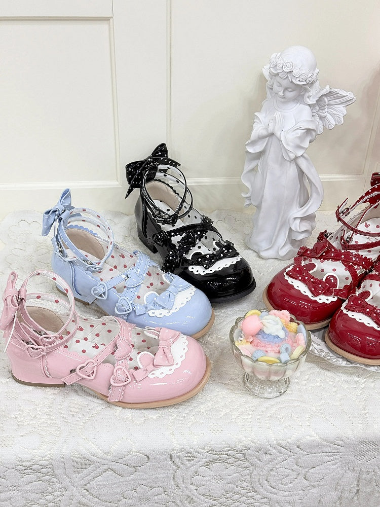 Blue Jane Lolita / Shoes Black Red Pink Sweet Mary