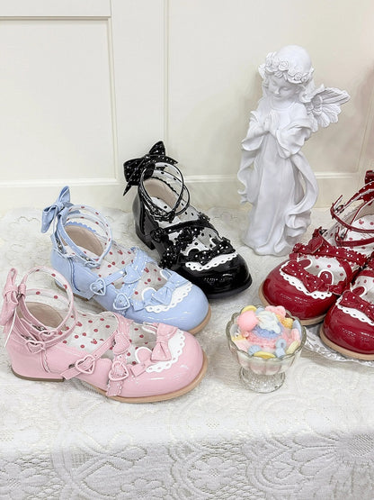 Blue Jane Lolita / Shoes Black Red Pink Sweet Mary
