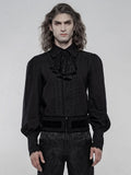 Black Men's Gothic Gorgeous Long Sleeve Shirt