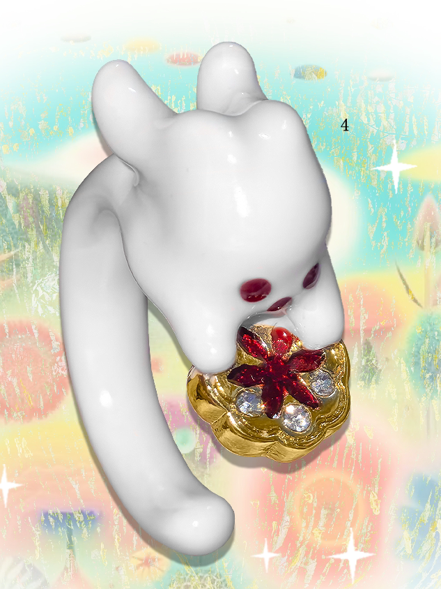 Y2Kアニマルデザインリング