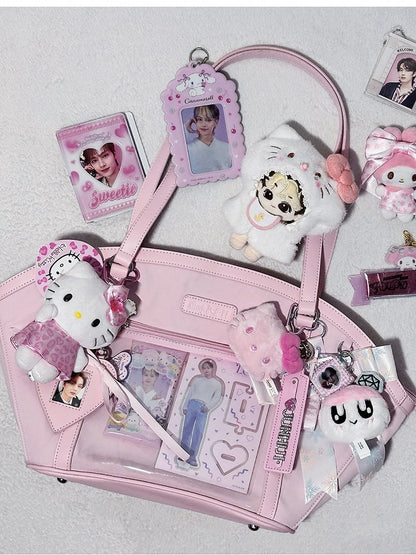 Tasche Rosa Schulter Ita Fächerförmig