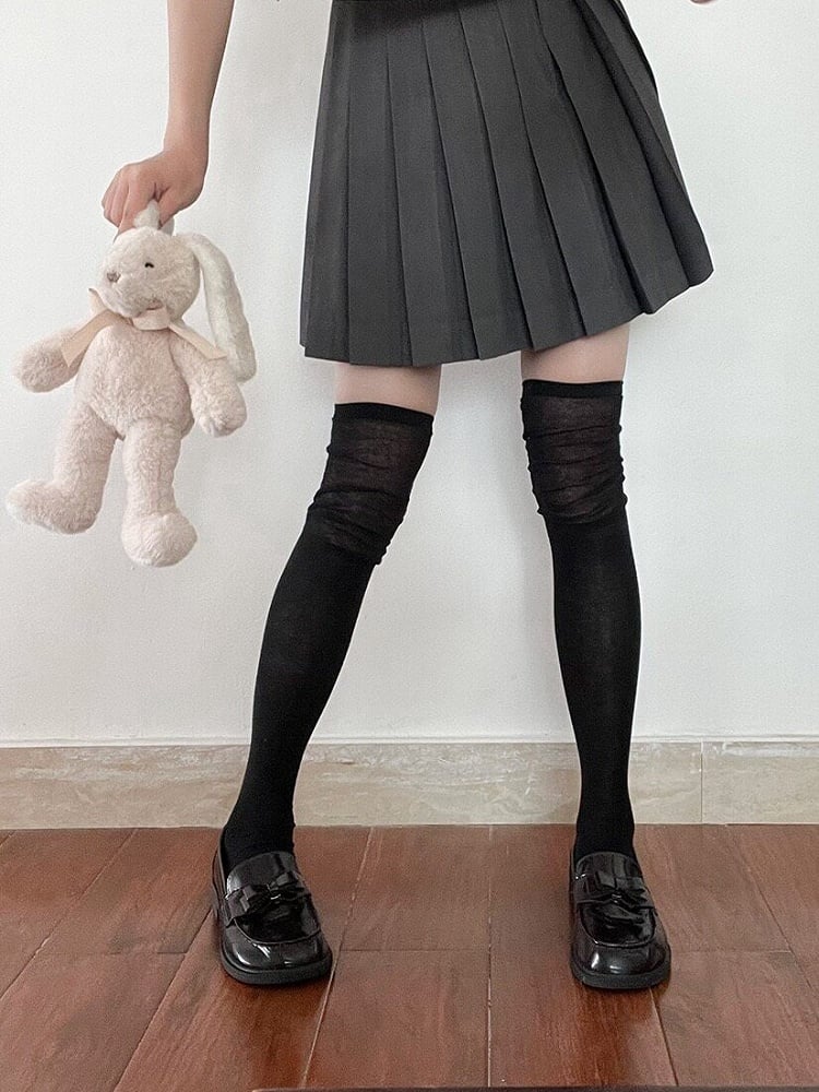 Knee Over Colors 5 Socks Cotton Stacked Design - AY To films