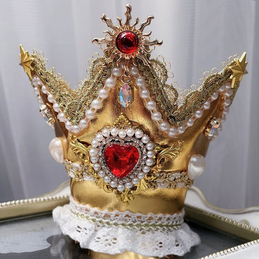 Star Mini Hat Crown Magic Gold